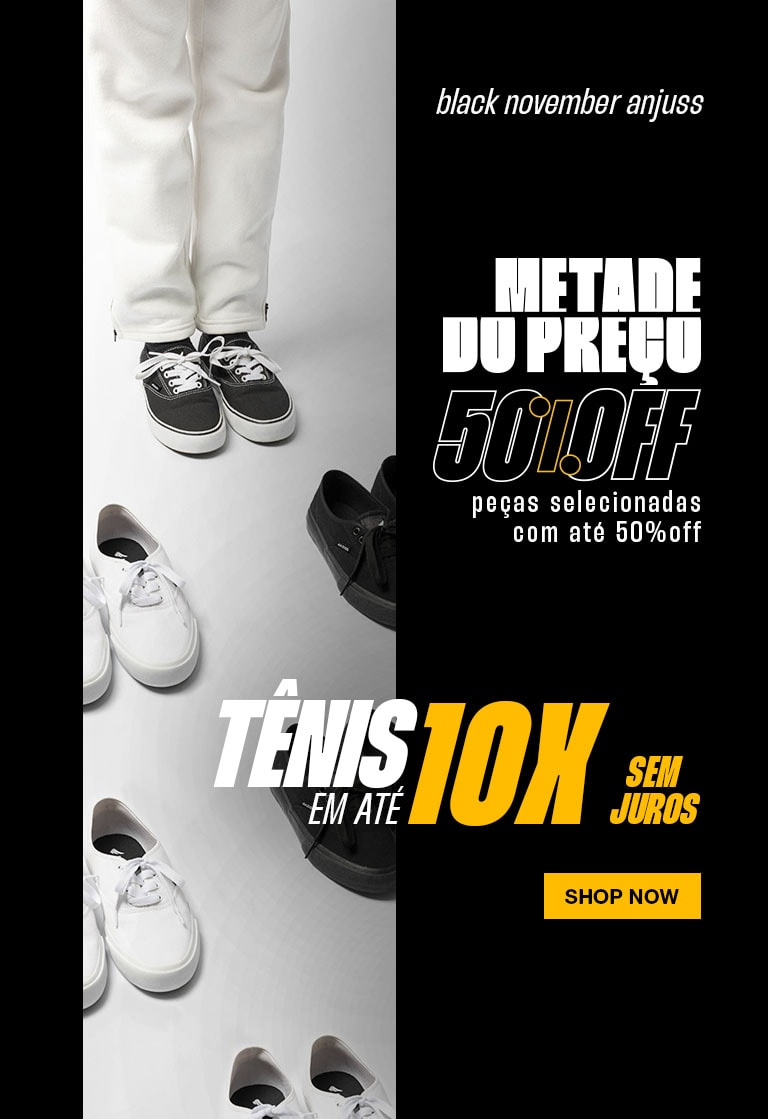 Black November Anjuss - Tênis com até 50%OFF
