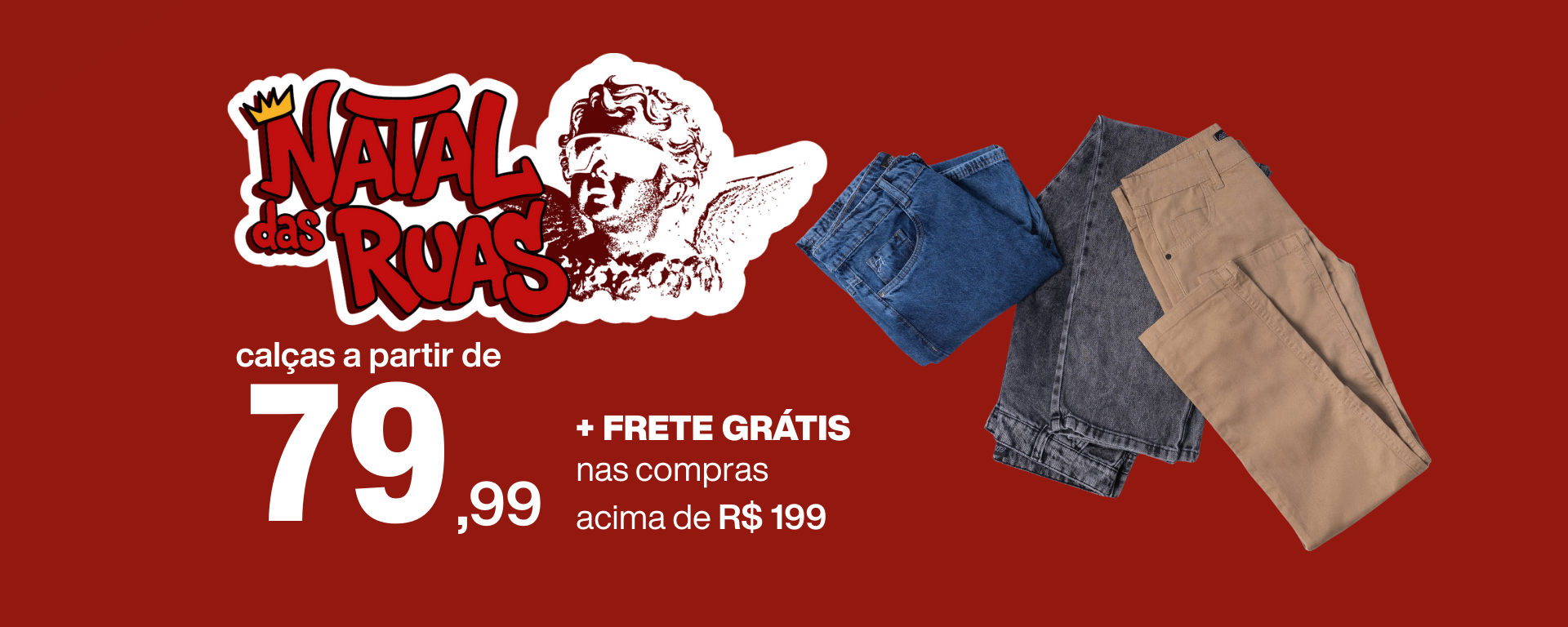 Black November Anjuss - Calças por R$199,99