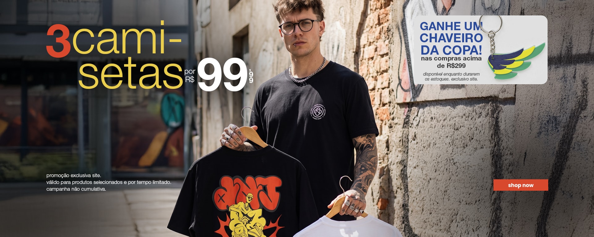 3 Camisetas por R$99 | Anjuss