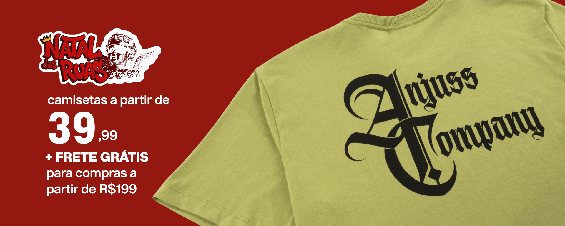 Black November Anjuss - Camisetas a partir de R$39