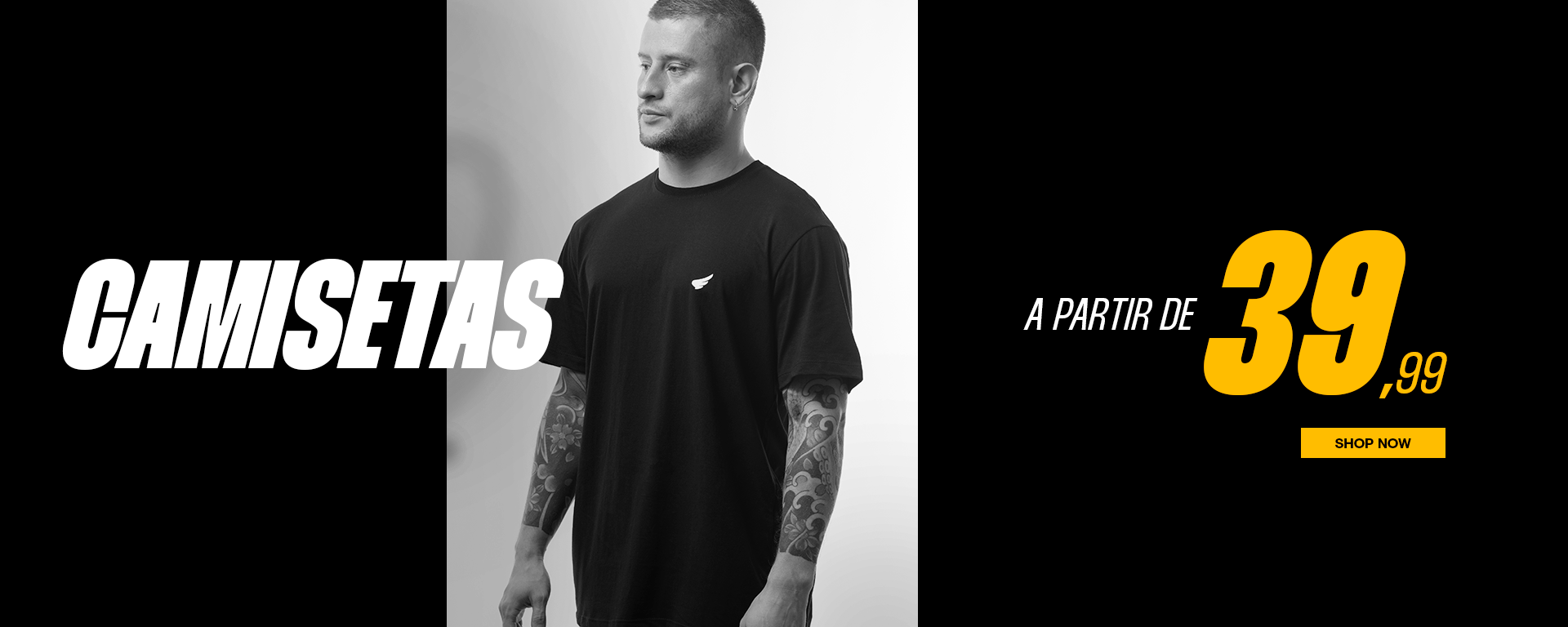 Black November Anjuss - Camisetas a partir de R$39