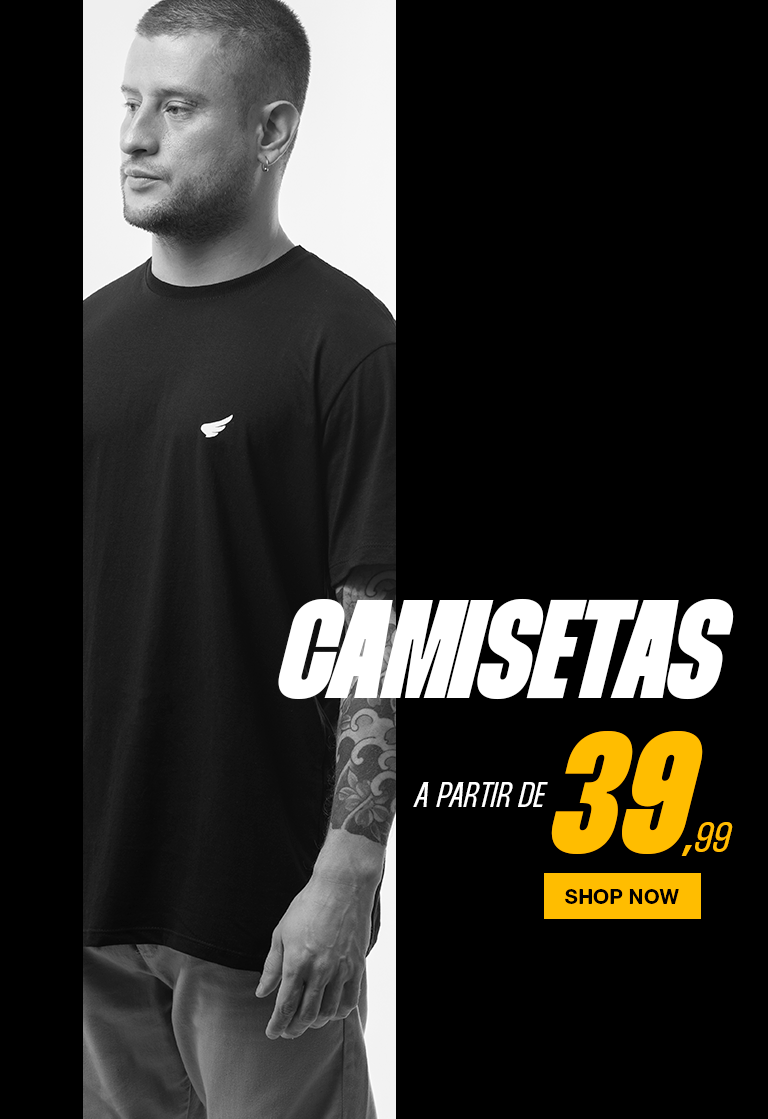 Camisetas a Partir de R$ 39