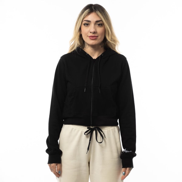 Blusa Aberta Cropped Linework
