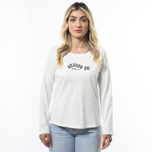 Blusinha Manga Longa Pliant