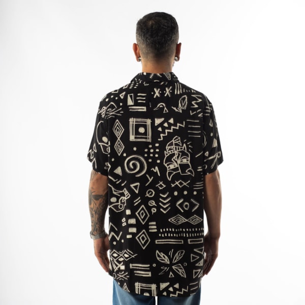 Segunda imagem do produto Camisa Masculina Scribble