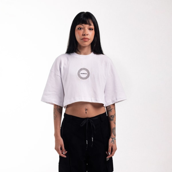 Camiseta Feminina Cropped Controlled
