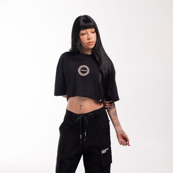 Camiseta Feminina Cropped Controlled