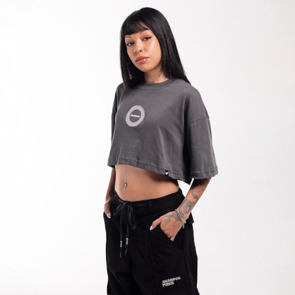 Camiseta Feminina Cropped Controlled