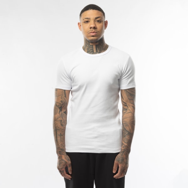 Camiseta Masculina Canelada Basic