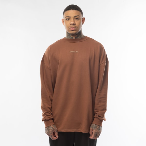 Camiseta Masculina Manga Longa Over Chiffon