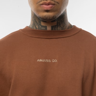 Segunda imagem do produto Camiseta Masculina Manga Longa Over Chiffon