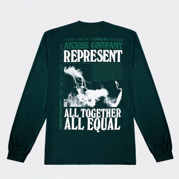 Segunda imagem do produto Camiseta Masculina Manga Longa Plus Size Thrive