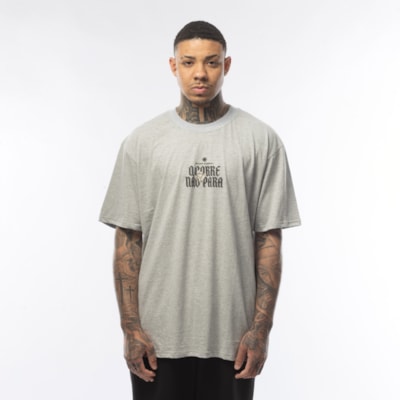 Camiseta Masculina Over Don't Stop
