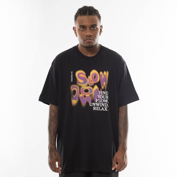 Camiseta Masculina Over Unwind