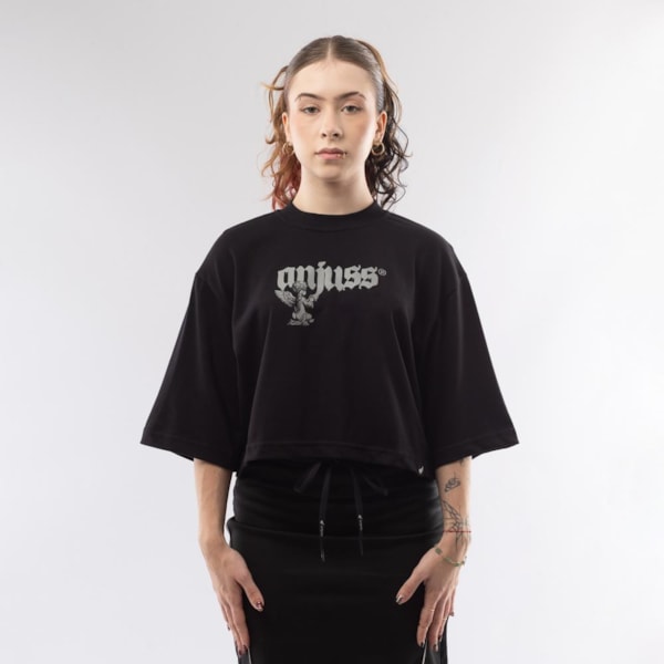 Cropped Over Feminino Crowned