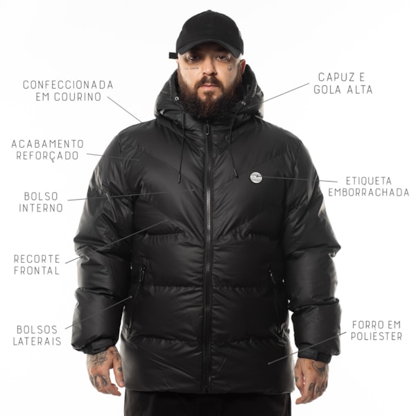 Segunda imagem do produto Jaqueta Masculina Plus Size Shelter