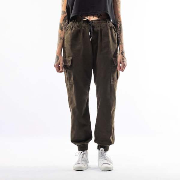 Jogging Feminina Cargo