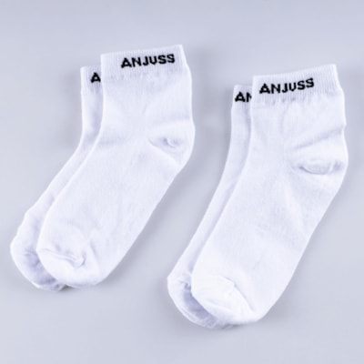 Kit 2 Meias Cano Curto Brand 34 Ao 38