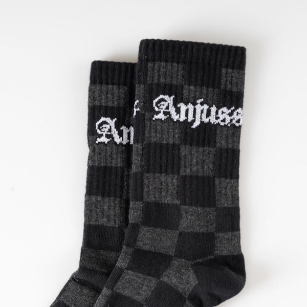 Segunda imagem do produto Meia Cano Alto Checkerboard 34 Ao 38