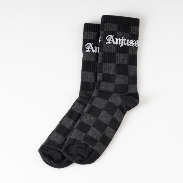 Meia Cano Alto Checkerboard 34 Ao 38