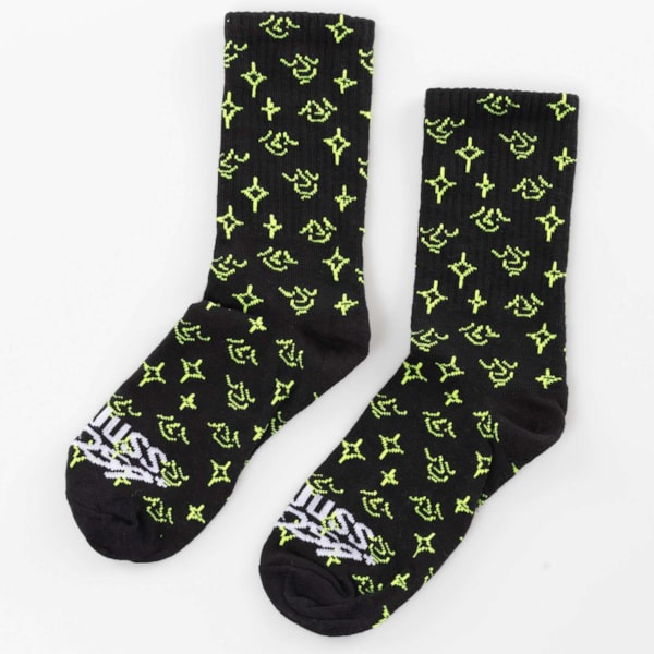 Meia Cano Alto Smiley 34 Ao 38