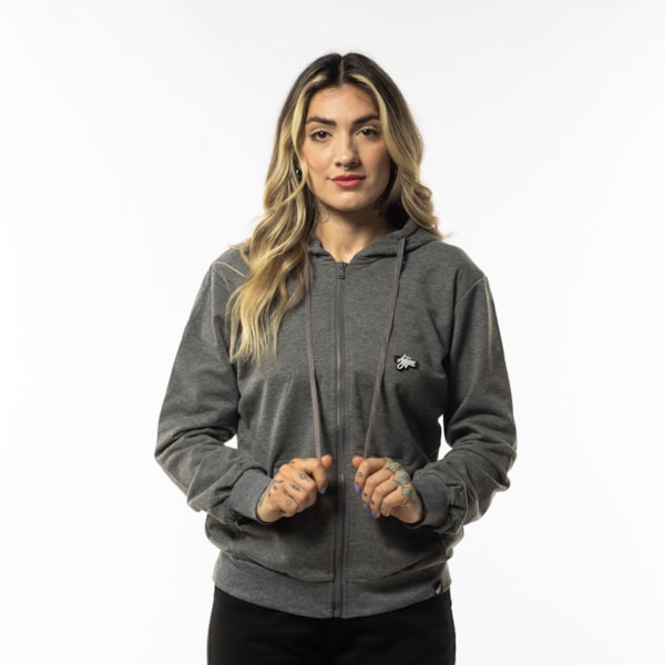 Moletom Aberto Canguru Feminino Bonny