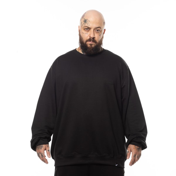 Moletom Básico Masculino Plus Size Pattern