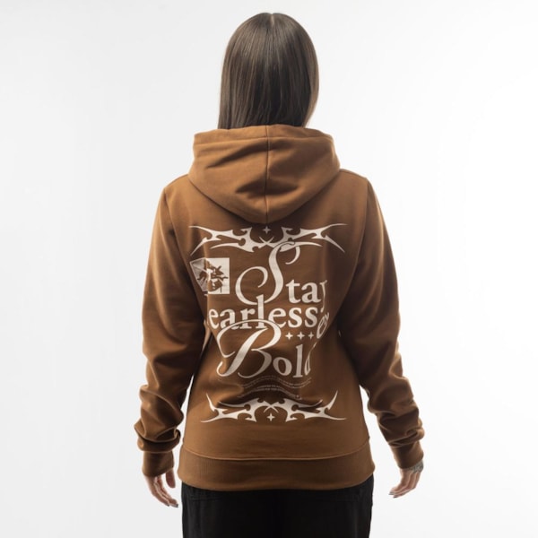 Segunda imagem do produto Moletom Canguru Feminino Fearless