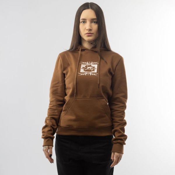 Moletom Canguru Feminino Fearless