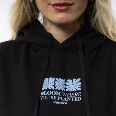 Segunda imagem do produto Moletom Canguru Feminino Flowers