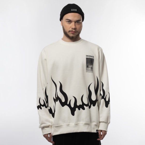 Moletom Careca Masculino Flame