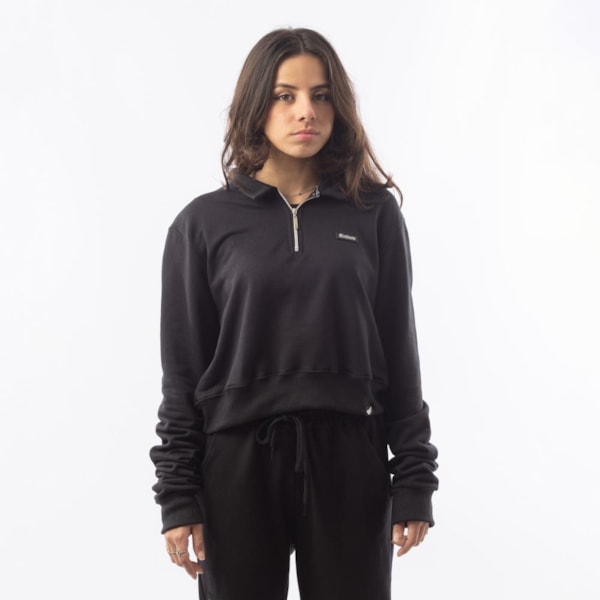 Moletom Cropped Feminino Classy