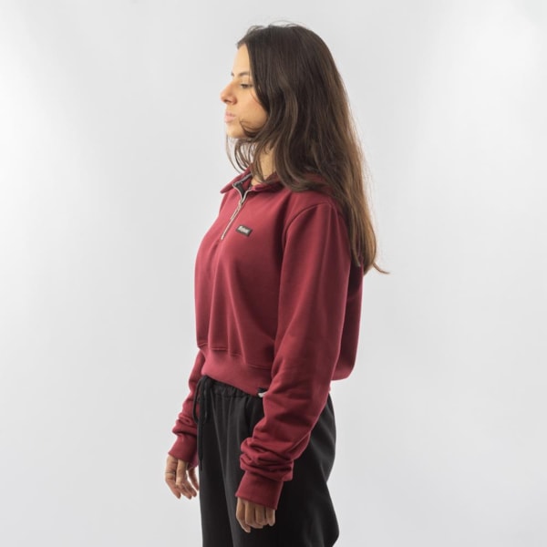 Segunda imagem do produto Moletom Cropped Feminino Classy