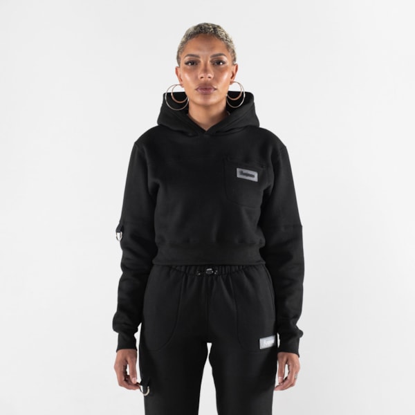 Moletom Cropped Feminino Pierce