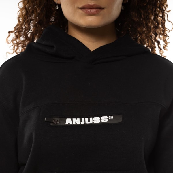 Segunda imagem do produto Moletom Feminino Cropped Canguru Forefront