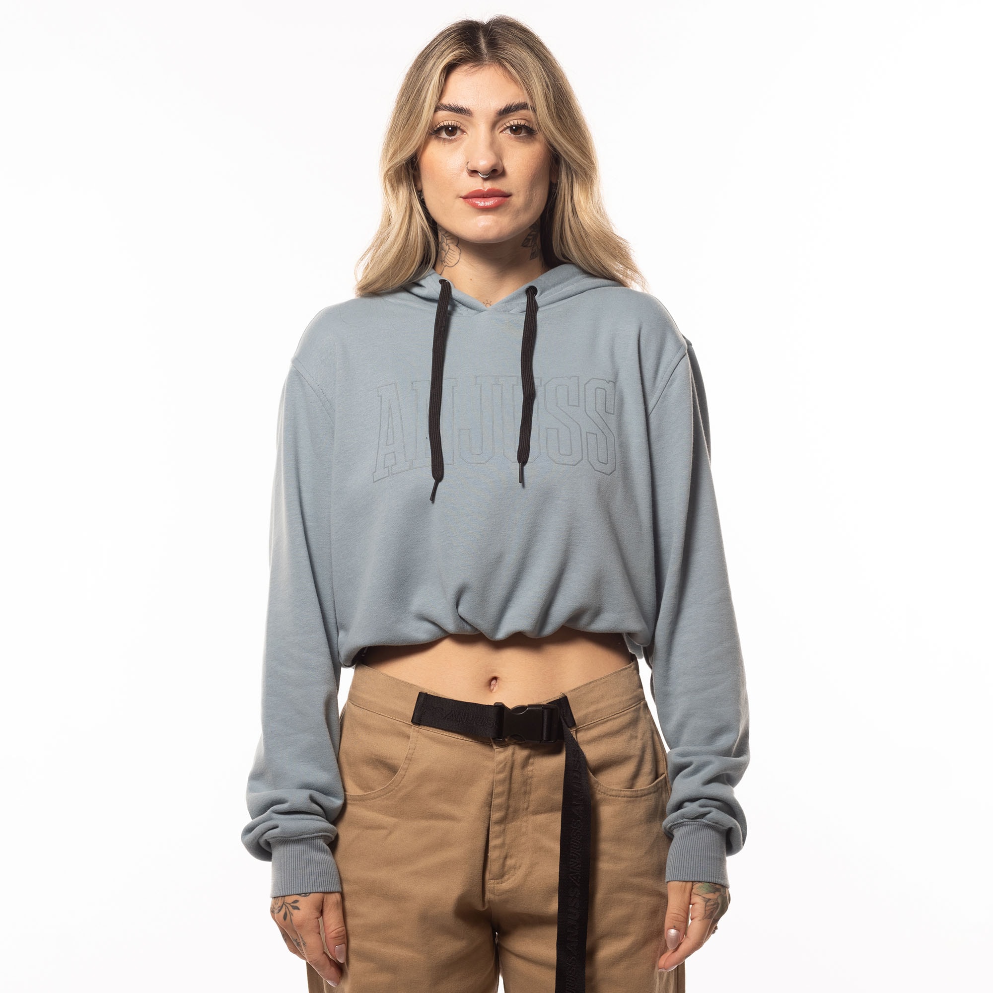 Moletom Feminino Cropped Outline