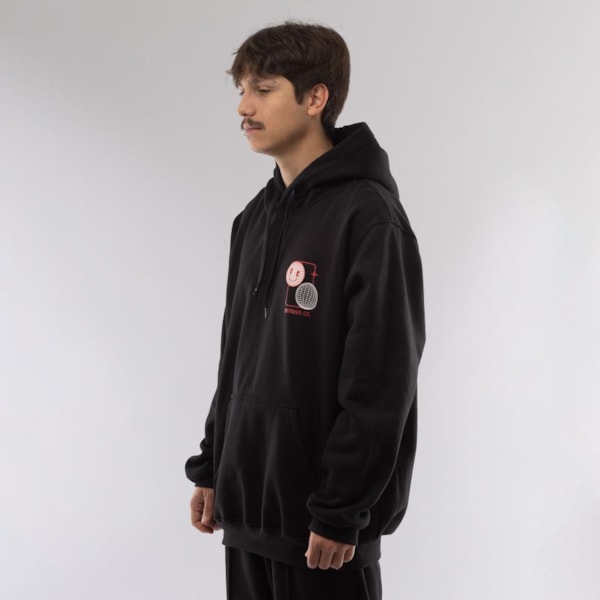 Segunda imagem do produto Moletom Masculino Canguru Plum