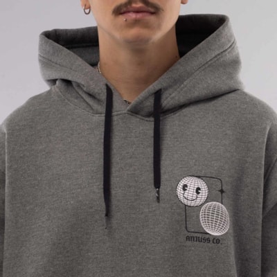 Segunda imagem do produto Moletom Masculino Canguru Plum