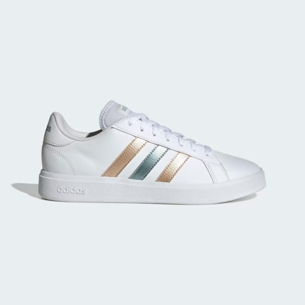 Tênis Adidas Court Base Bco/Az/Dou