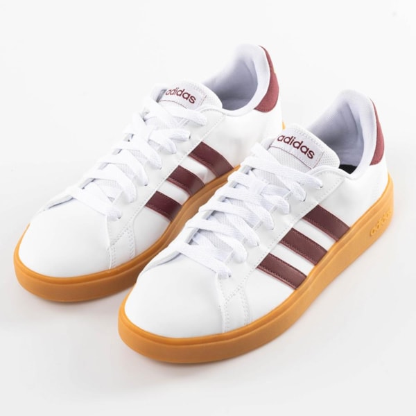 Tênis Adidas Grand Court Base 2.0 Bco/Bo