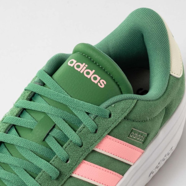 Segunda imagem do produto Tenis Adidas Vl Court Bold Verde/Rosa