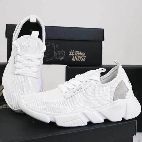 Tênis Anjuss Bold Bco/Bco