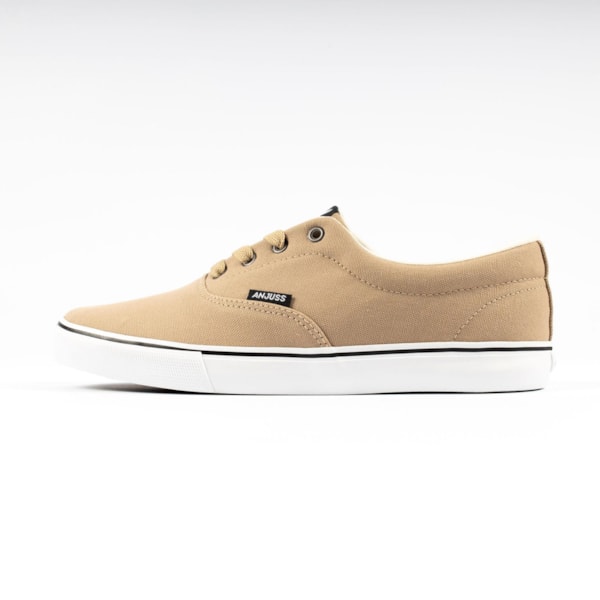 Tênis Anjuss Kicks Areia/Bco/Pto