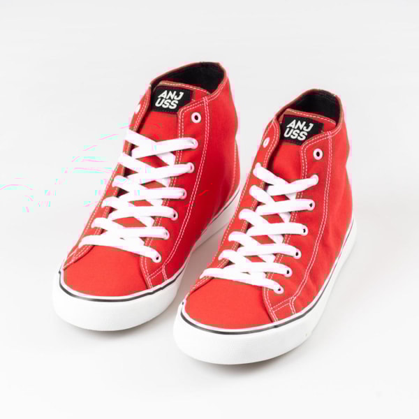 Tênis Anjuss Ride Botinha Verm/Bco