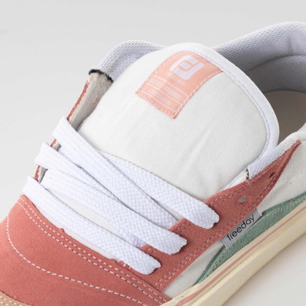 Segunda imagem do produto Tênis Freeday Fractal Nude/Goiaba/Vd Cla