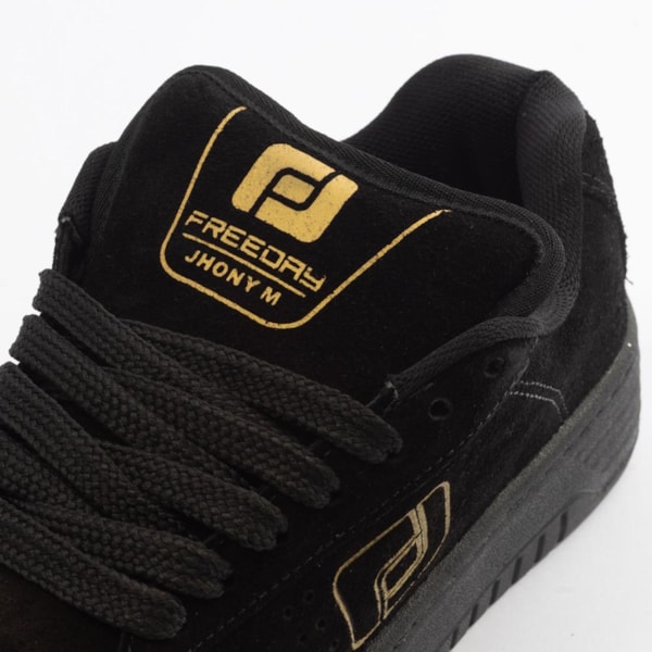 Segunda imagem do produto Tênis Freeday Jab Gold Pto/Ouro