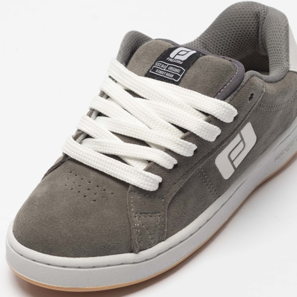 Segunda imagem do produto Tenis Freeday Jab Lite Camurca Cza/Bco/Natural