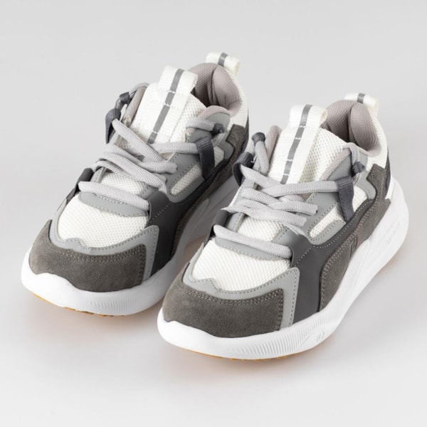 Tênis Freeday Static Cinza/Bco