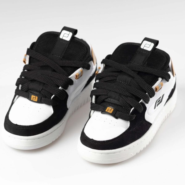 Tênis Freeday Switch Branco/Ouro/Preto