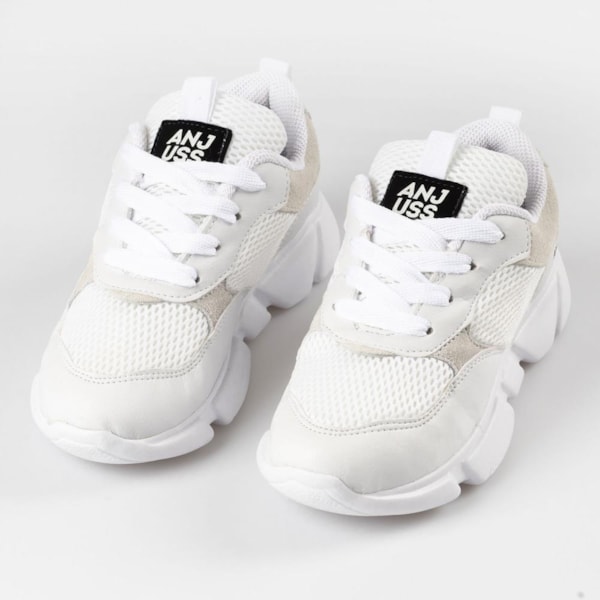 Tênis Masc Chunky Daddy Bco/Bco